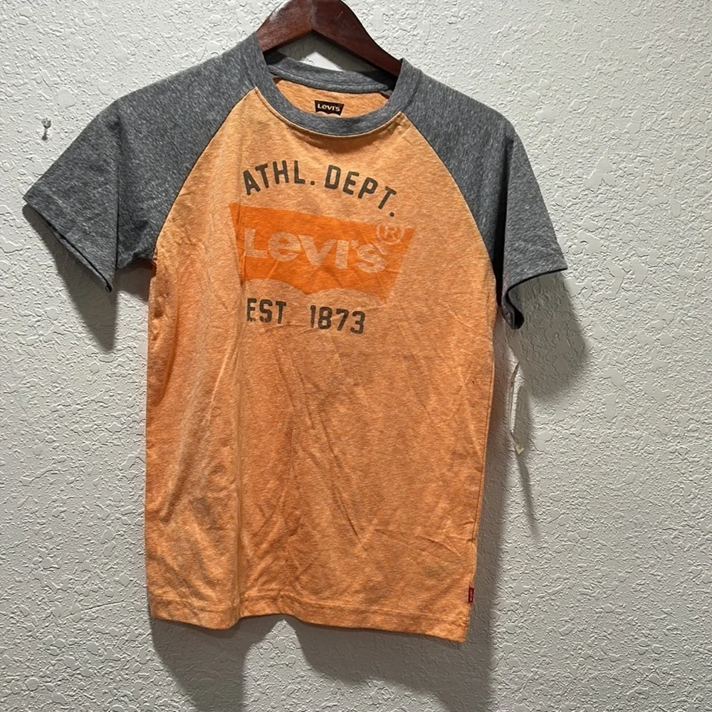 JORDAN & Levi’s boys set size 12 GUC orange and gray